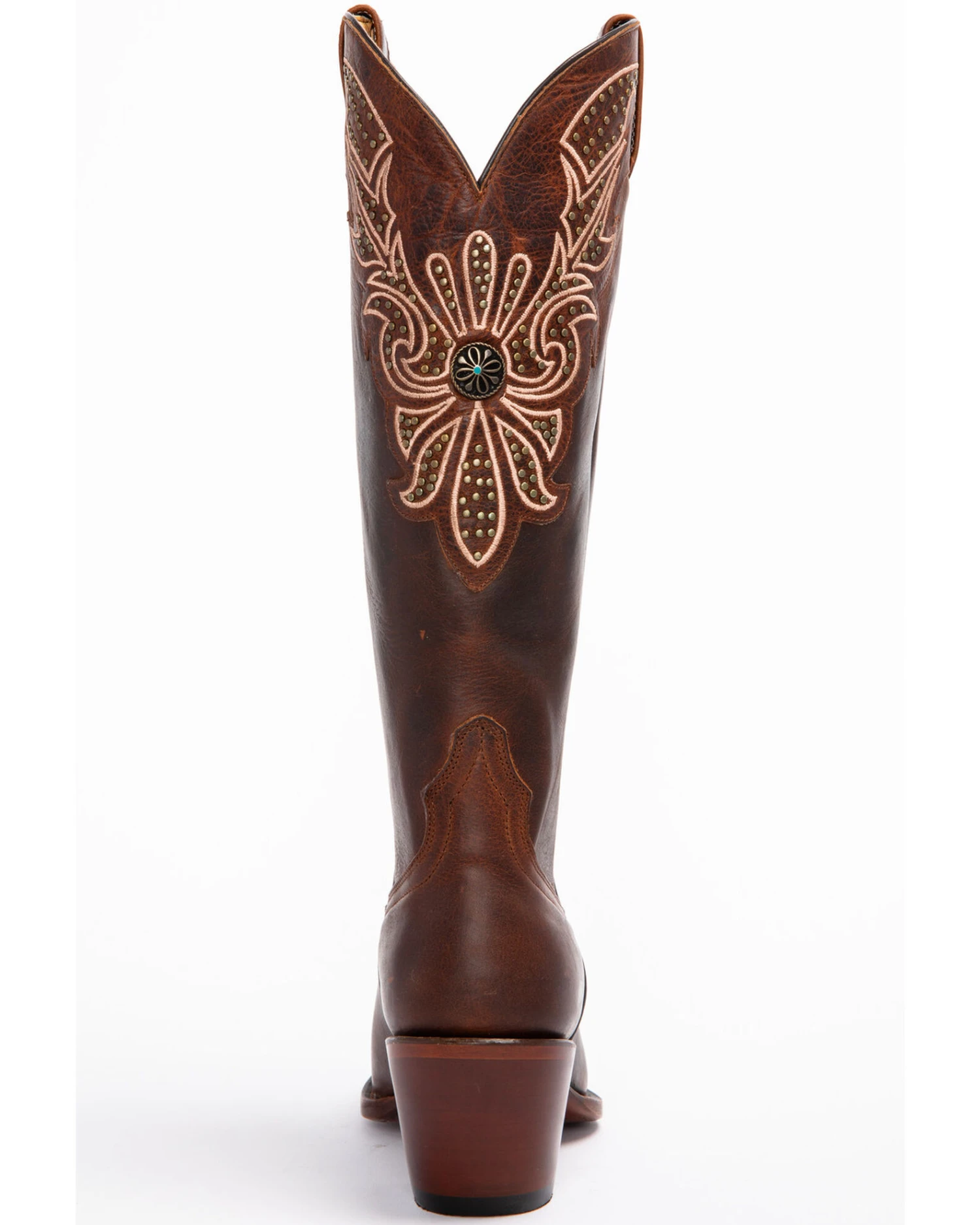 Shyanne Women's Mariel Floral Embroidered Studded Concho Western Boots - Snip Toe 7 Shyanne Women's Mariel Floral Embroidered Studded Concho Western Boots - Snip Toe - Image 5