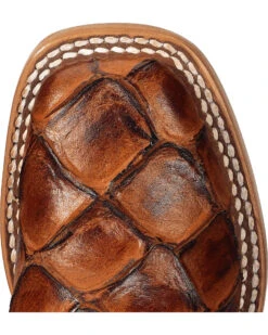 Horse Power Boys' Seas The Day Fish Print Boots - Square Toe  -Deals ROPER Store 2000241197 235 TP