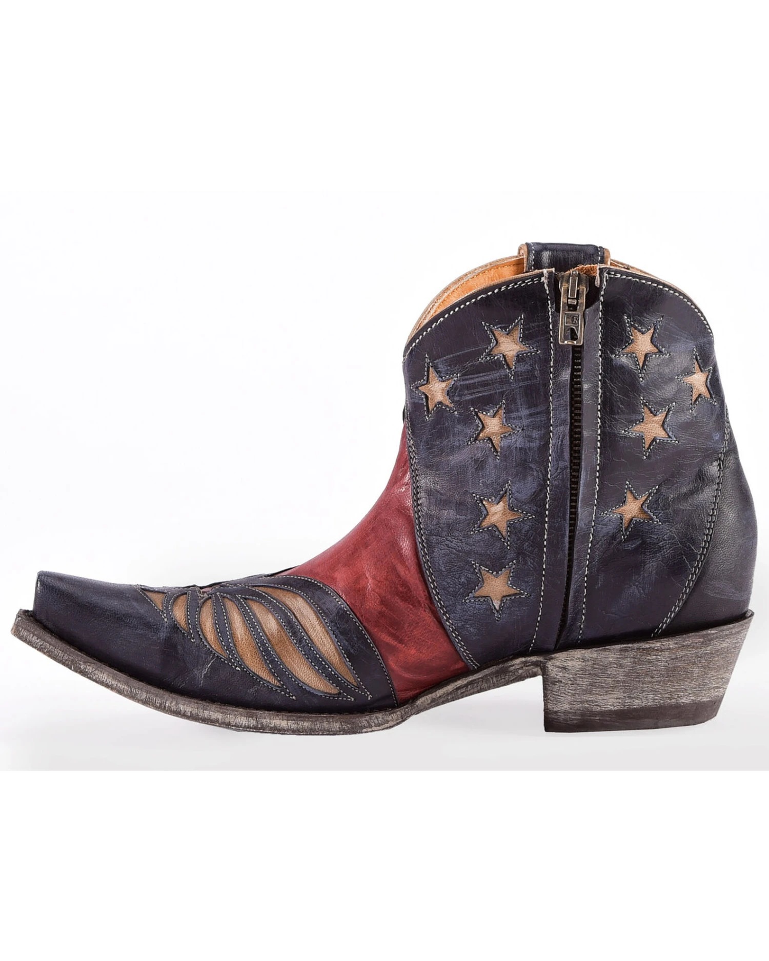 Old Gringo Women's United Patriotic Booties - Snip Toe 7 Old Gringo Women's United Patriotic Booties - Snip Toe - Image 5