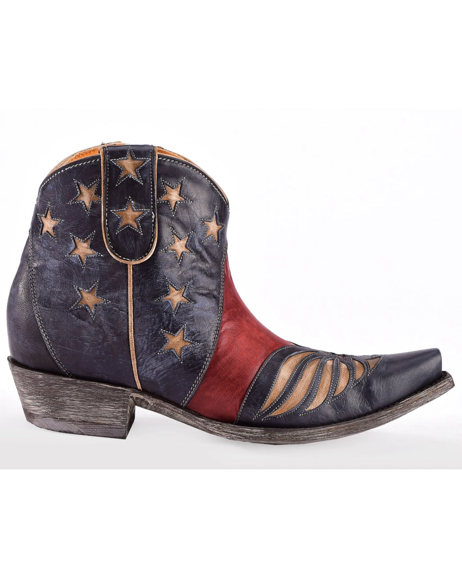 Old Gringo Women's United Patriotic Booties - Snip Toe 6 Old Gringo Women's United Patriotic Booties - Snip Toe - Image 4