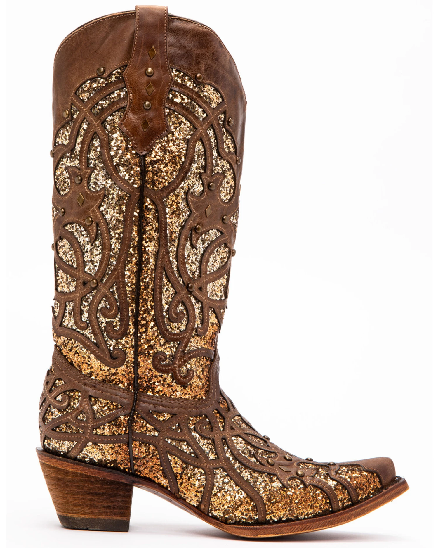 Corral Women's Golden Luminary Roots Western Boots - Snip Toe 4 Corral Women's Golden Luminary Roots Western Boots - Snip Toe - Image 2