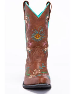 Shyanne Girls' Floral Embroidery Western Boots - Snip Toe 12 Shyanne Girls' Floral Embroidery Western Boots - Snip Toe -Deals ROPER Store 2000253413 200 P4