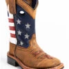 Cody James Boys' USA Flag Western Boots - Broad Square Toe -Deals ROPER Store 2000253465 200 P1