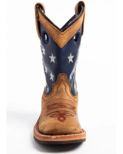 Cody James Boys' USA Flag Western Boots - Broad Square Toe -Deals ROPER Store 2000253465 200 P4