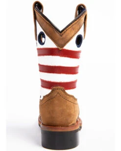 Cody James Boys' USA Flag Western Boots - Broad Square Toe -Deals ROPER Store 2000253465 200 P5