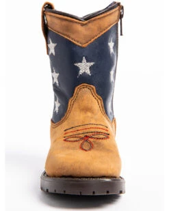 Cody James Toddler Boys' USA Flag Western Boots - Broad Square Toe -Deals ROPER Store 2000253466 200 P4