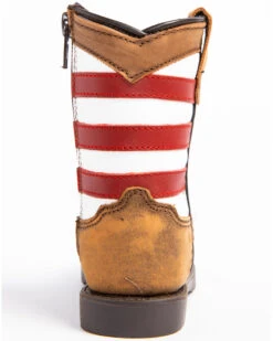 Cody James Toddler Boys' USA Flag Western Boots - Broad Square Toe -Deals ROPER Store 2000253466 200 P5
