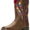 Ariat Girls' VentTEK Quickdraw Serape Western Boots - Broad Square Toe 1 Ariat Girls' VentTEK Quickdraw Serape Western Boots - Broad Square Toe -Deals ROPER Store 2000258944 200 P1