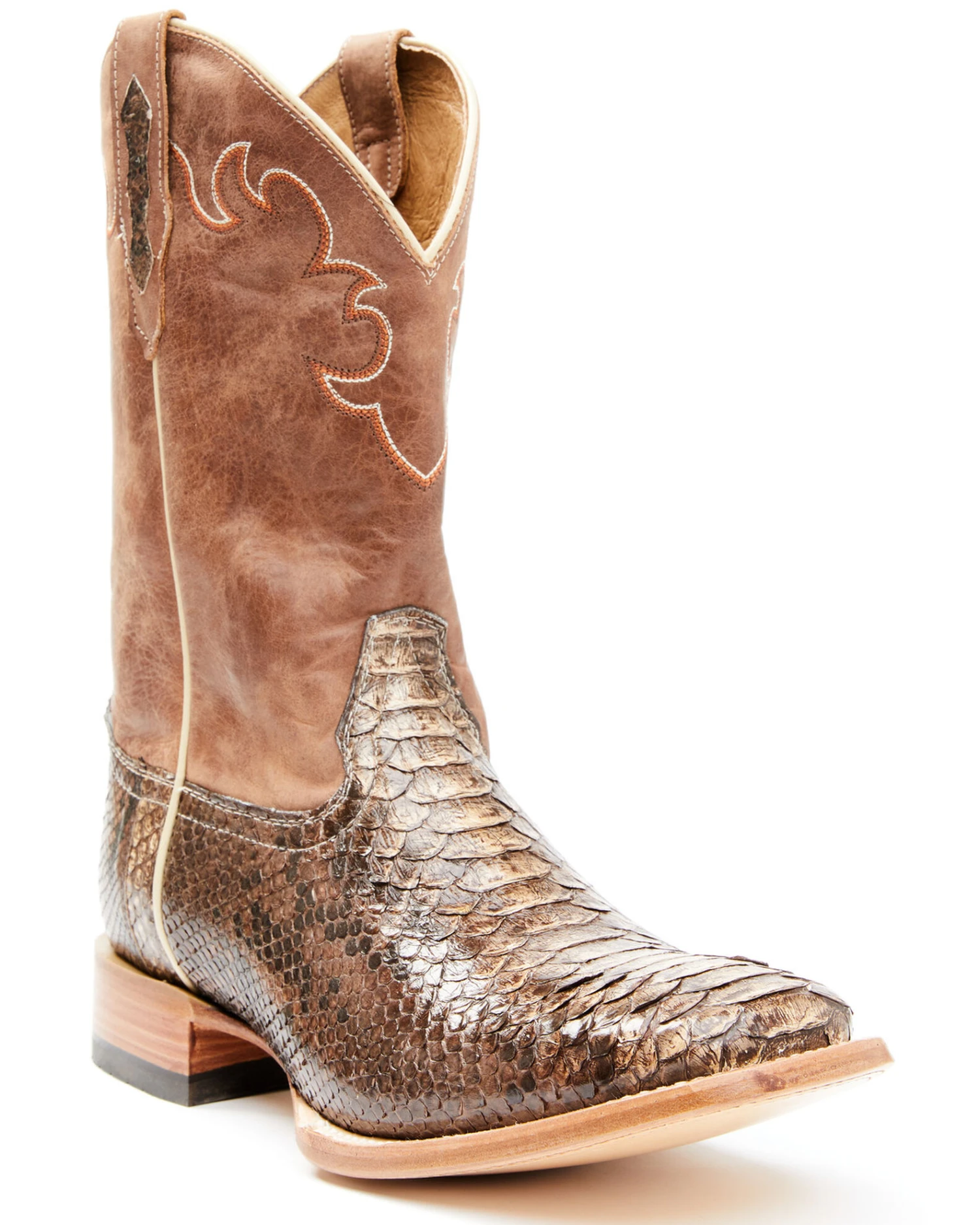 Cody James Men's Exotic Python Western Boots - Broad Square Toe 3 Cody James Men's Exotic Python Western Boots - Broad Square Toe