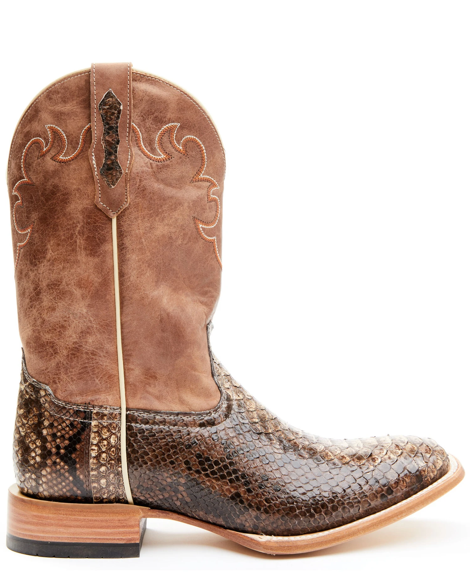 Cody James Men's Exotic Python Western Boots - Broad Square Toe 4 Cody James Men's Exotic Python Western Boots - Broad Square Toe - Image 2