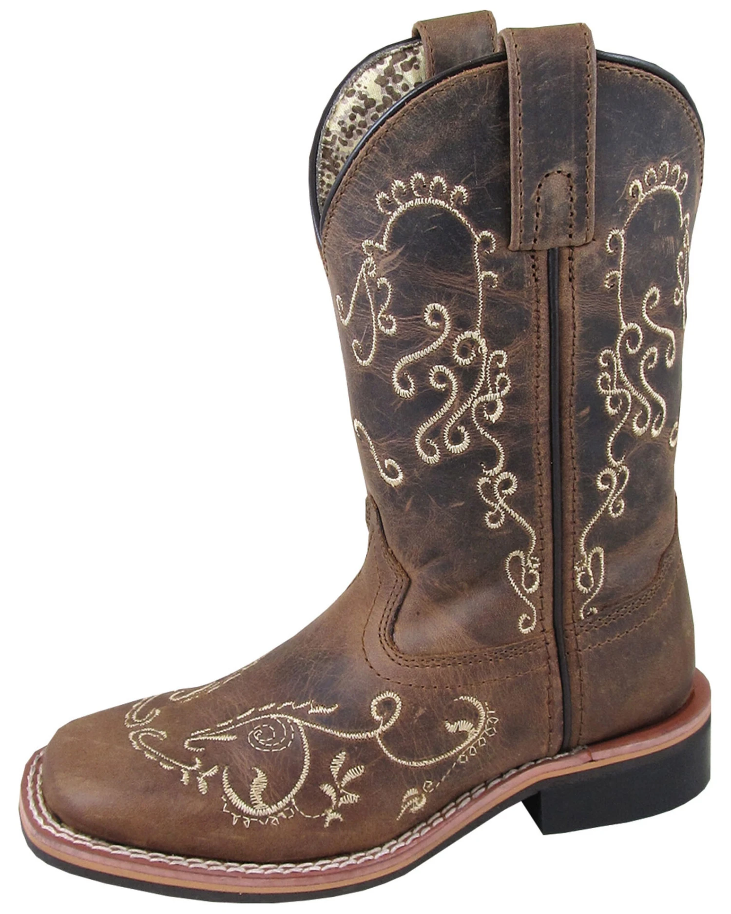 Smoky Mountain Little Girls' Marilyn Western Boots - Broad Square Toe 3 Smoky Mountain Little Girls' Marilyn Western Boots - Broad Square Toe