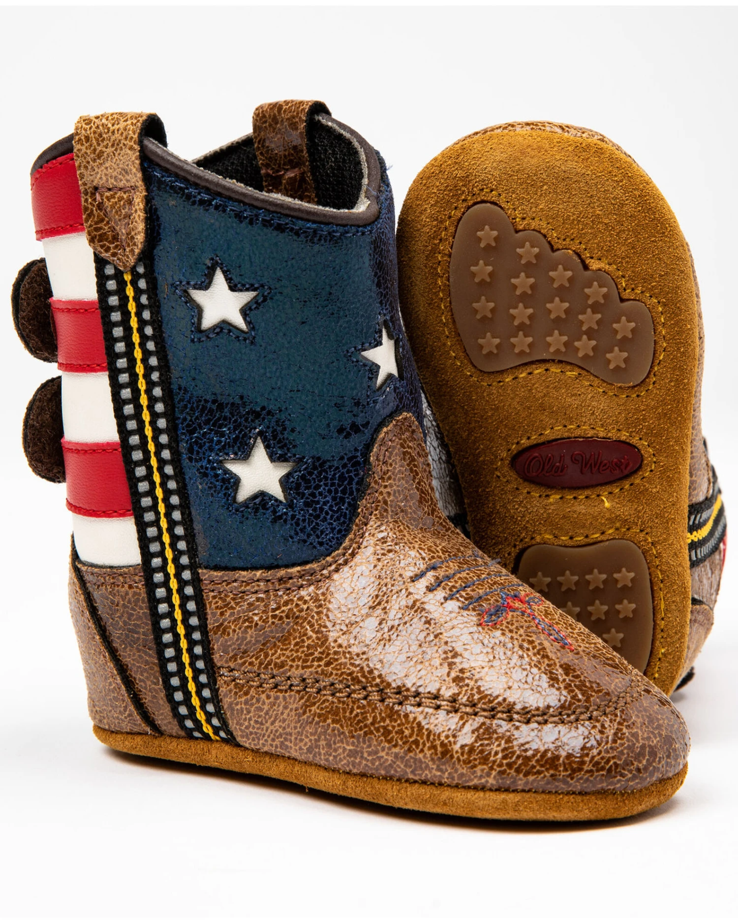 Cody James Infant Boys' Flag Poppet Western Boots - Round Toe 4 Cody James Infant Boys' Flag Poppet Western Boots - Round Toe - Image 2