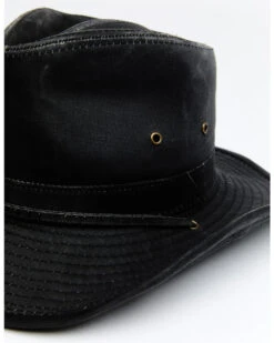 Hawx Men's Black Outback Weathered Cotton Sun Work Hat 7 Hawx Men's Black Outback Weathered Cotton Sun Work Hat -Deals ROPER Store 2000289406 001 P3