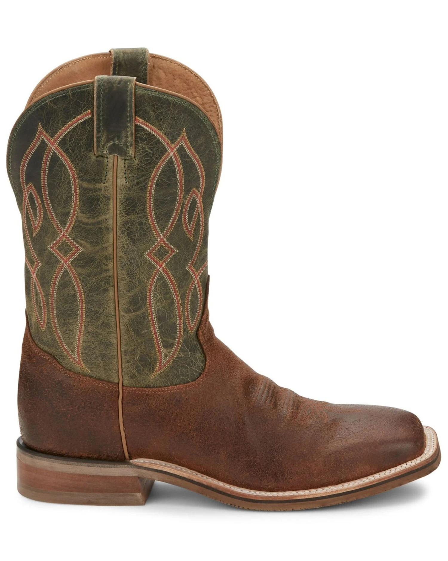 Tony Lama Men's Landgrab Brown Western Boots - Broad Square Toe 4 Tony Lama Men's Landgrab Brown Western Boots - Broad Square Toe - Image 2