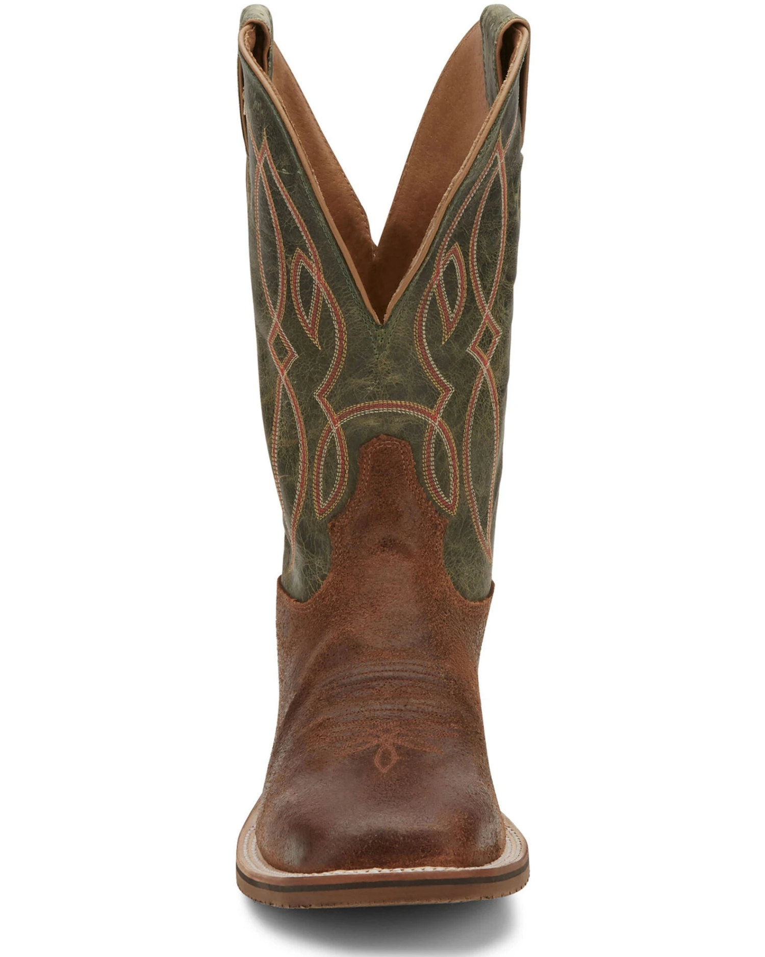 Tony Lama Men's Landgrab Brown Western Boots - Broad Square Toe 7 Tony Lama Men's Landgrab Brown Western Boots - Broad Square Toe - Image 5