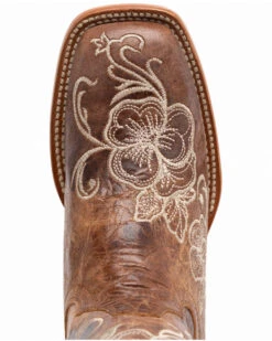 Shyanne Women's Lasy Floral Embroidered Western Boots - Broad Square Toe -Deals ROPER Store 2000296019 200 P6