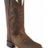 Old West Boys' Brown Western Boots - Broad Square Toe 2 Old West Boys' Brown Western Boots - Broad Square Toe -Deals ROPER Store 2000314047 200 P1