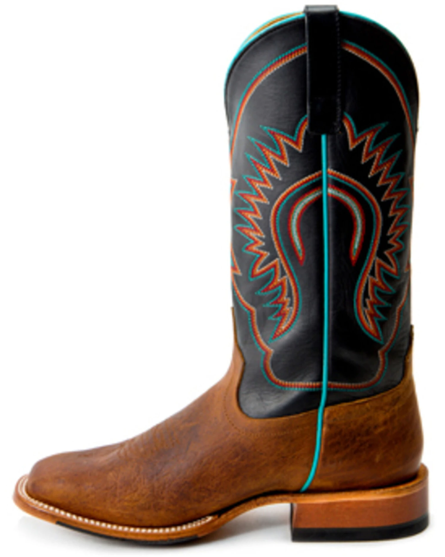 Horse Power Men's Bison Western Boots - Broad Square Toe 4 Horse Power Men's Bison Western Boots - Broad Square Toe - Image 2