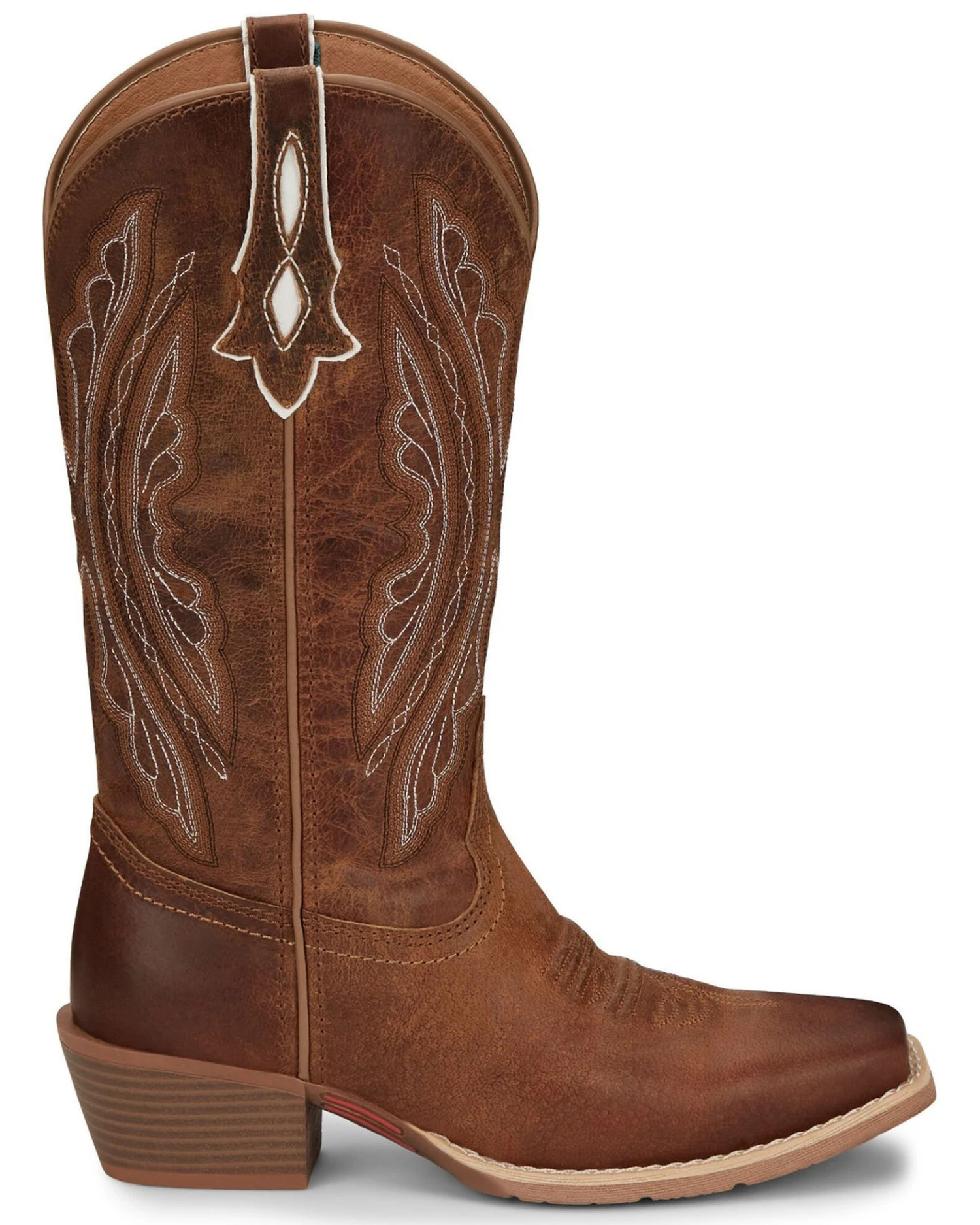 Justin Women's Rein Waxy Western Boots - Square Toe 4 Justin Women's Rein Waxy Western Boots - Square Toe - Image 2