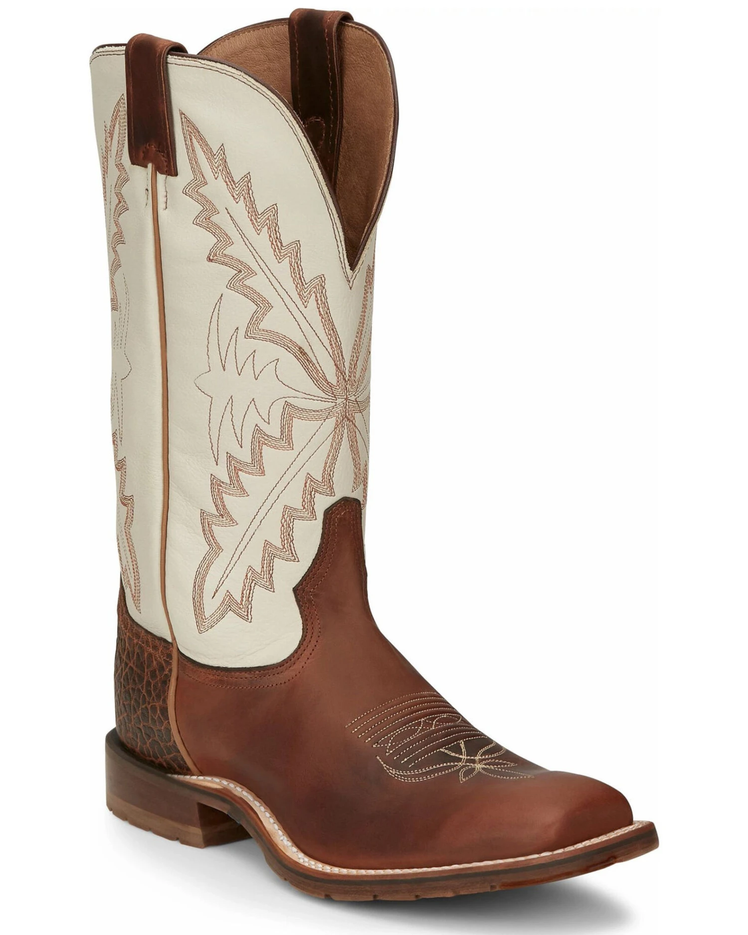 Tony Lama Men's Antonio Brown Western Boots - Broad Square Toe 3 Tony Lama Men's Antonio Brown Western Boots - Broad Square Toe