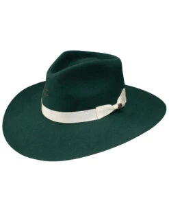 RESISTOL Charlie 1 Horse Women's Green Highway Western Wool Hat 