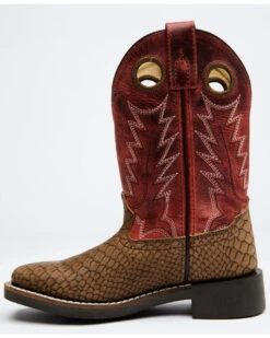 Cody James Boys' Reptile Print Western Boots - Broad Square Toe -Deals ROPER Store 2000328726 920 P4