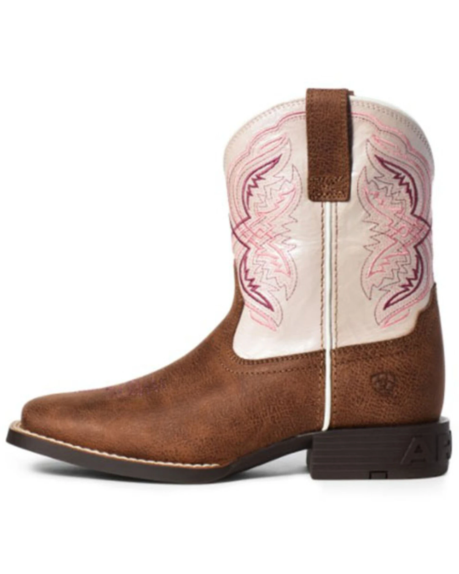 Ariat Girls' Double Kicker Western Boots - Broad Square Toe 4 Ariat Girls' Double Kicker Western Boots - Broad Square Toe - Image 2