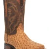 Dan Post Men's Kershaw Exotic Ostrich Skin Western Boots - Broad Square Toe 1 Dan Post Men's Kershaw Exotic Ostrich Skin Western Boots - Broad Square Toe -Deals ROPER Store 2000337937 280 P1