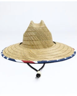 Cody James Men's USA Strong Lifeguard Straw Sun Hat 7 Cody James Men's USA Strong Lifeguard Straw Sun Hat -Deals ROPER Store 2000338987 942 P3