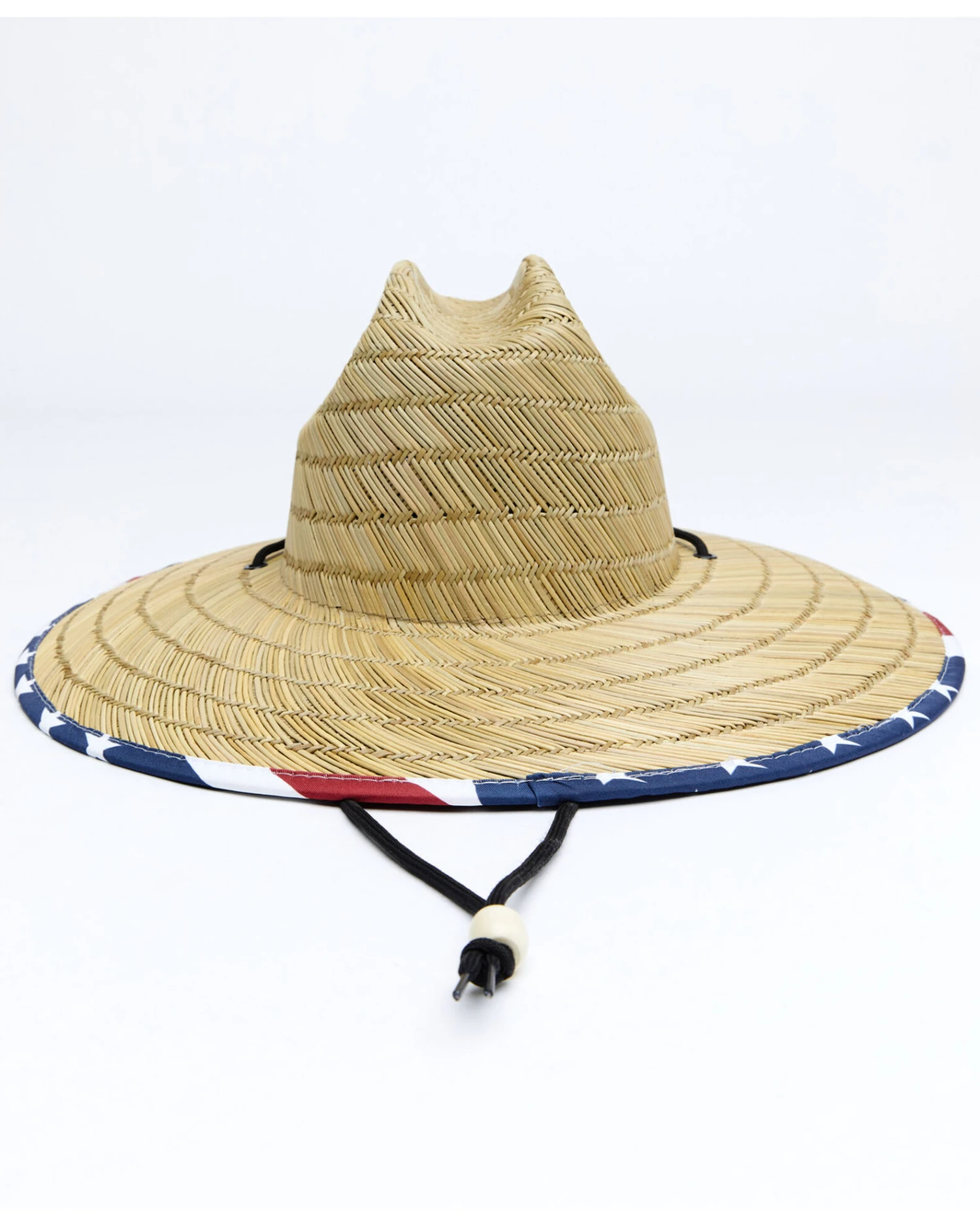 Cody James Men's USA Strong Lifeguard Straw Sun Hat 5 Cody James Men's USA Strong Lifeguard Straw Sun Hat - Image 3