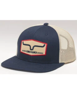 Kimes Ranch Men's Replay Logo Patch Mesh-Back Trucker Cap 