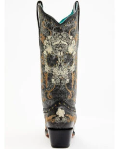 Corral Women's Floral Skull Embroidery & Studs Western Boots - Snip Toe 13 Corral Women's Floral Skull Embroidery & Studs Western Boots - Snip Toe -Deals ROPER Store 2000340854 001 P5