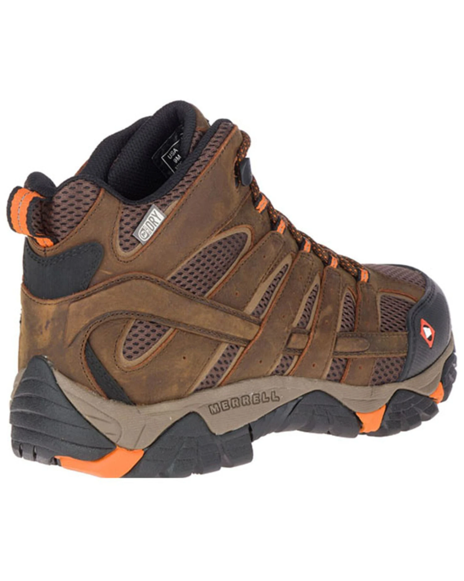 Merrell Men's MOAB Vertex Waterproof Hiking Boots - Soft Toe 6 Merrell Men's MOAB Vertex Waterproof Hiking Boots - Soft Toe - Image 4