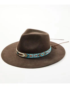 Idyllwind Women's Thunderbird Beaded Band Wool Felt Western Hat