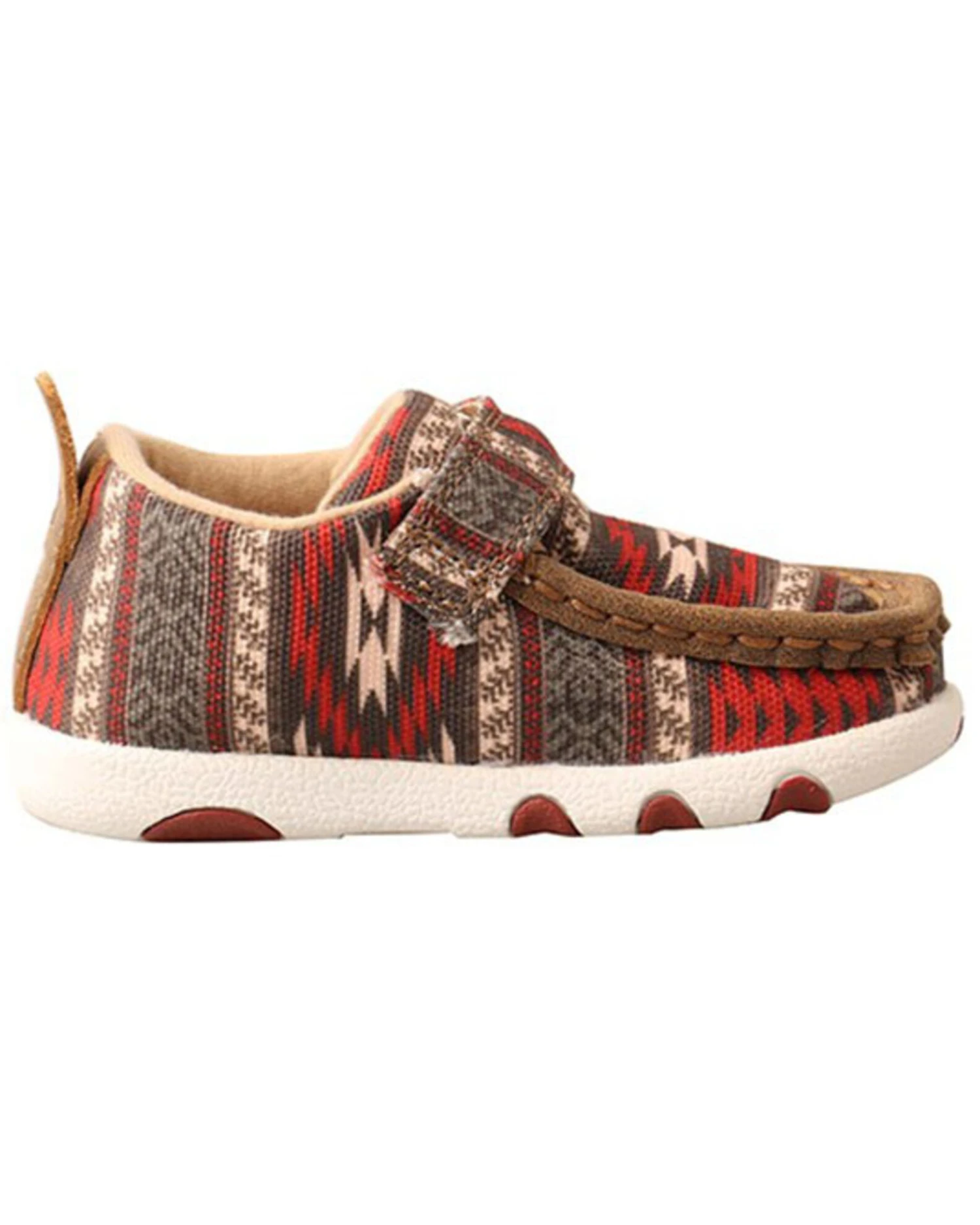 Twisted X Infant Hooey Southwestern Print Driving Shoes - Moc Toe 4 Twisted X Infant Hooey Southwestern Print Driving Shoes - Moc Toe - Image 2