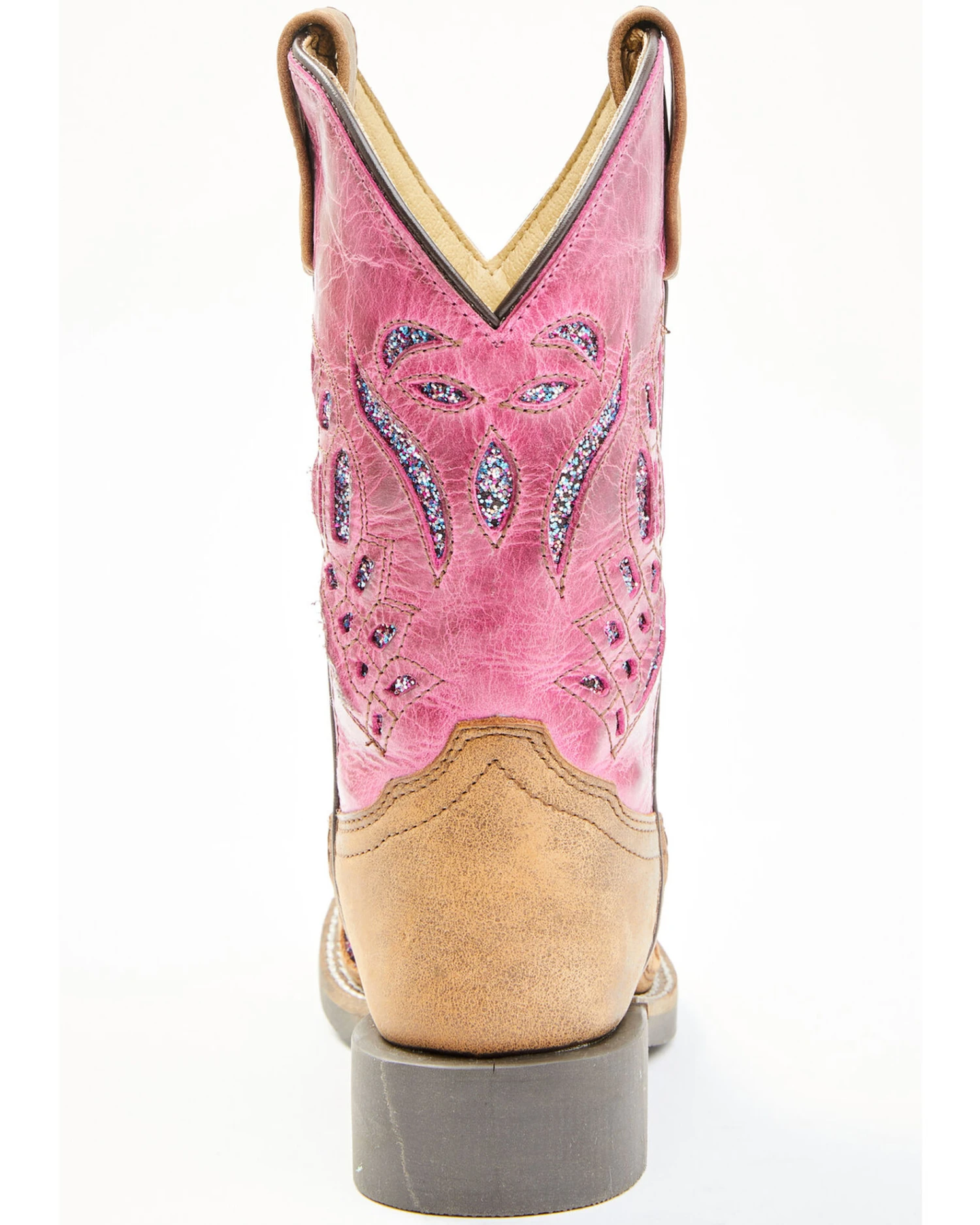 Shyanne Girls' Chloe Glitter Western Boots - Square Toe 7 Shyanne Girls' Chloe Glitter Western Boots - Square Toe - Image 5