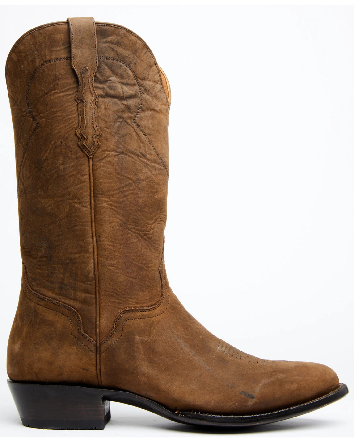 El Dorado Men's Brown Western Boots - Round Toe 4 El Dorado Men's Brown Western Boots - Round Toe - Image 2
