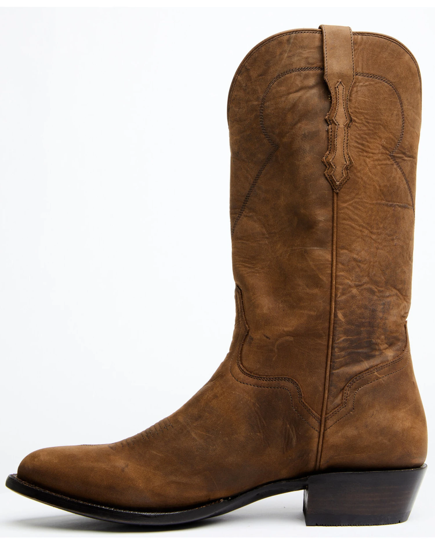 El Dorado Men's Brown Western Boots - Round Toe 5 El Dorado Men's Brown Western Boots - Round Toe - Image 3