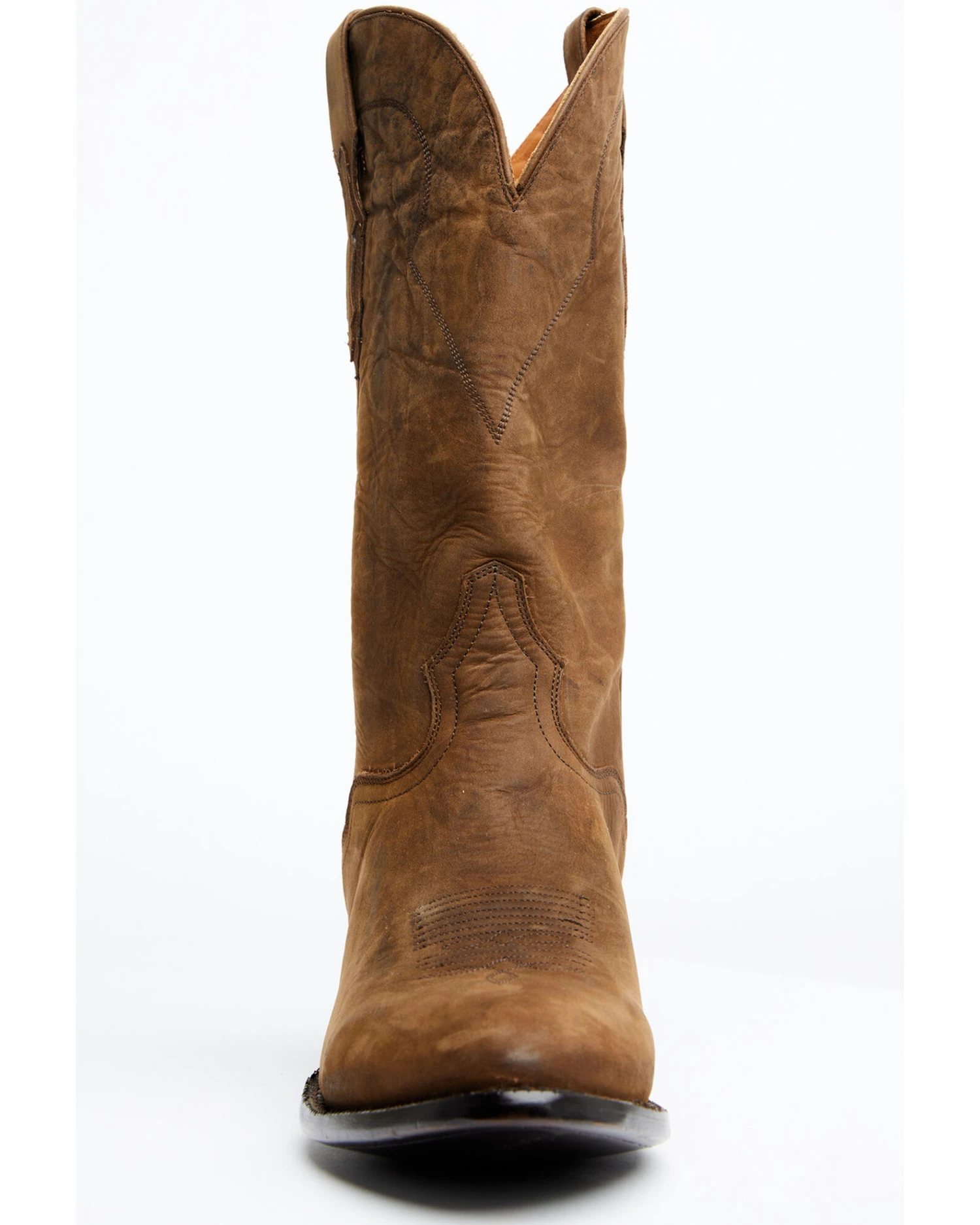 El Dorado Men's Brown Western Boots - Round Toe 6 El Dorado Men's Brown Western Boots - Round Toe - Image 4