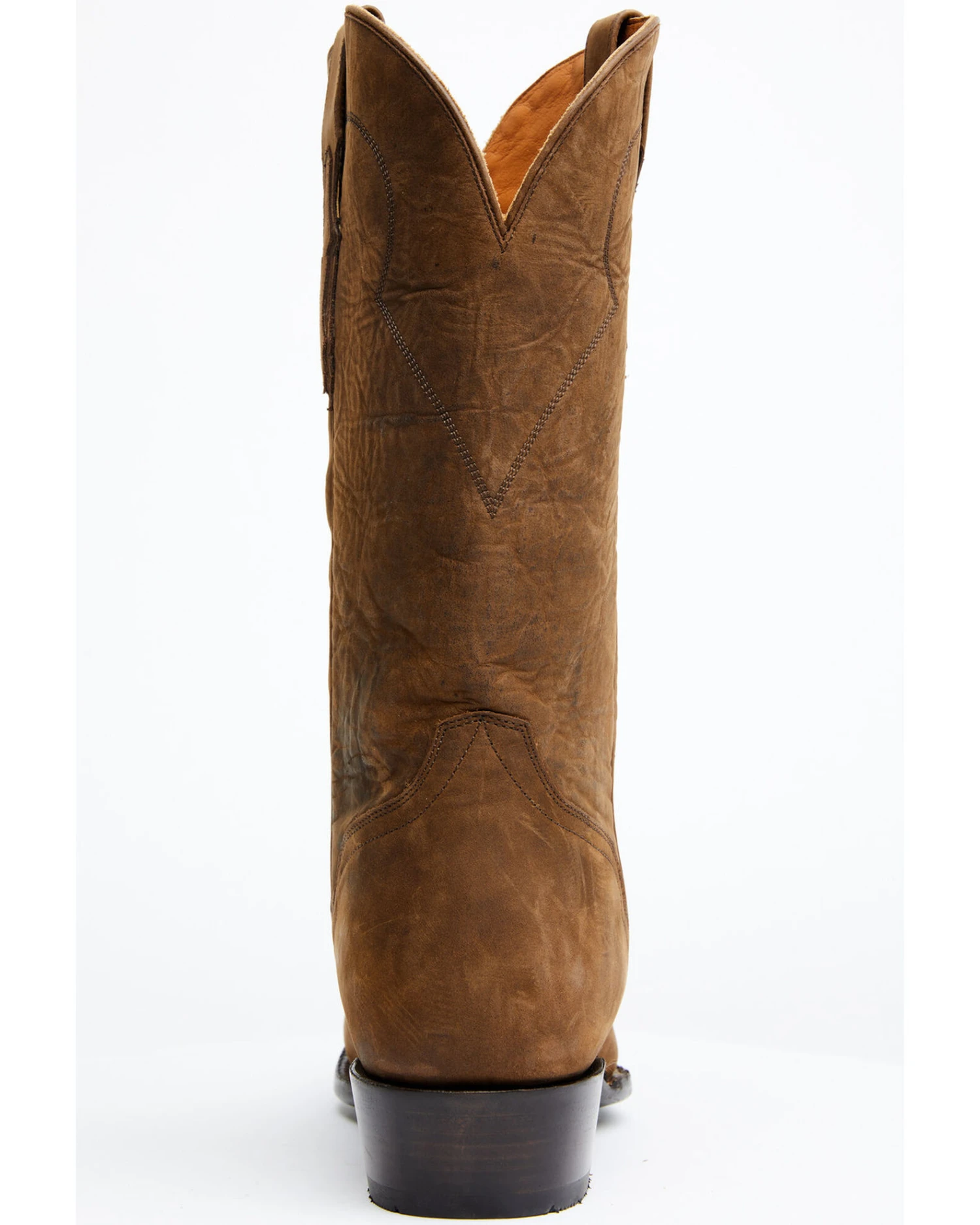 El Dorado Men's Brown Western Boots - Round Toe 7 El Dorado Men's Brown Western Boots - Round Toe - Image 5