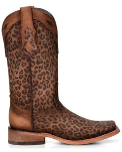 Corral Women's Leopard Print Western Boots - Square Toe 7 Corral Women's Leopard Print Western Boots - Square Toe -Deals ROPER Store 2000351161 902 P2