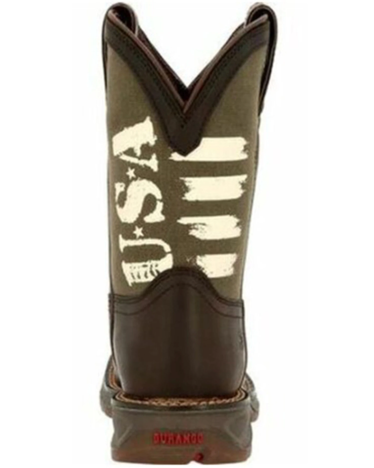 Durango Boys' Lil' Rebel USA Flag Western Boots - Broad Square Toe 7 Durango Boys' Lil' Rebel USA Flag Western Boots - Broad Square Toe - Image 5