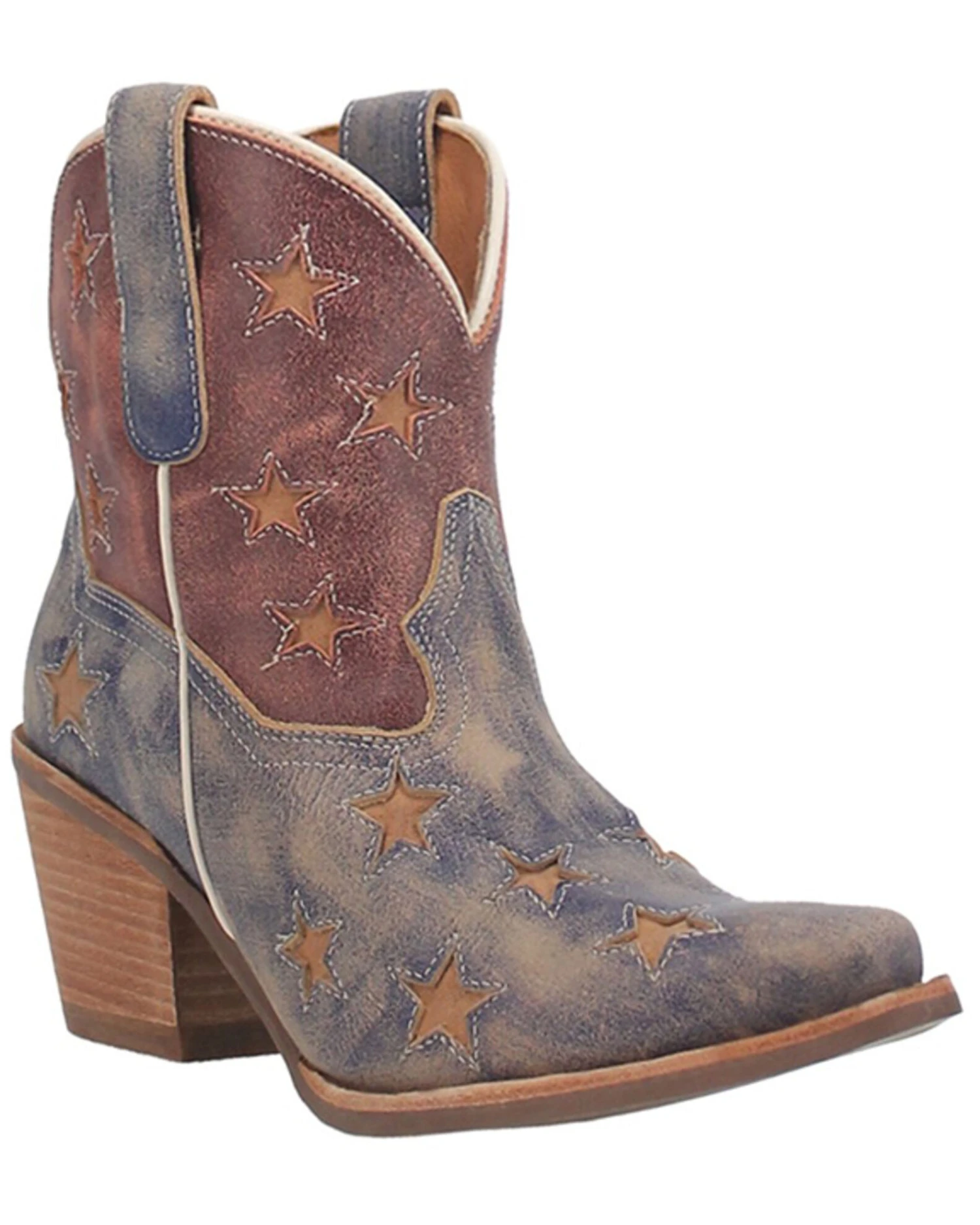 Dingo Women's Liberty Western Booties - Snip Toe 3 Dingo Women's Liberty Western Booties - Snip Toe