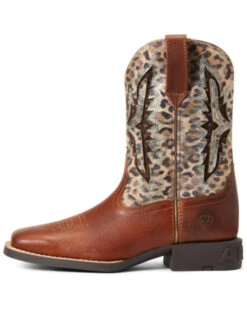 Ariat Girls' Koel VentTEK Leopard Print Western Boots - Broad Square Toe  -Deals ROPER Store 2000356945 200 P2