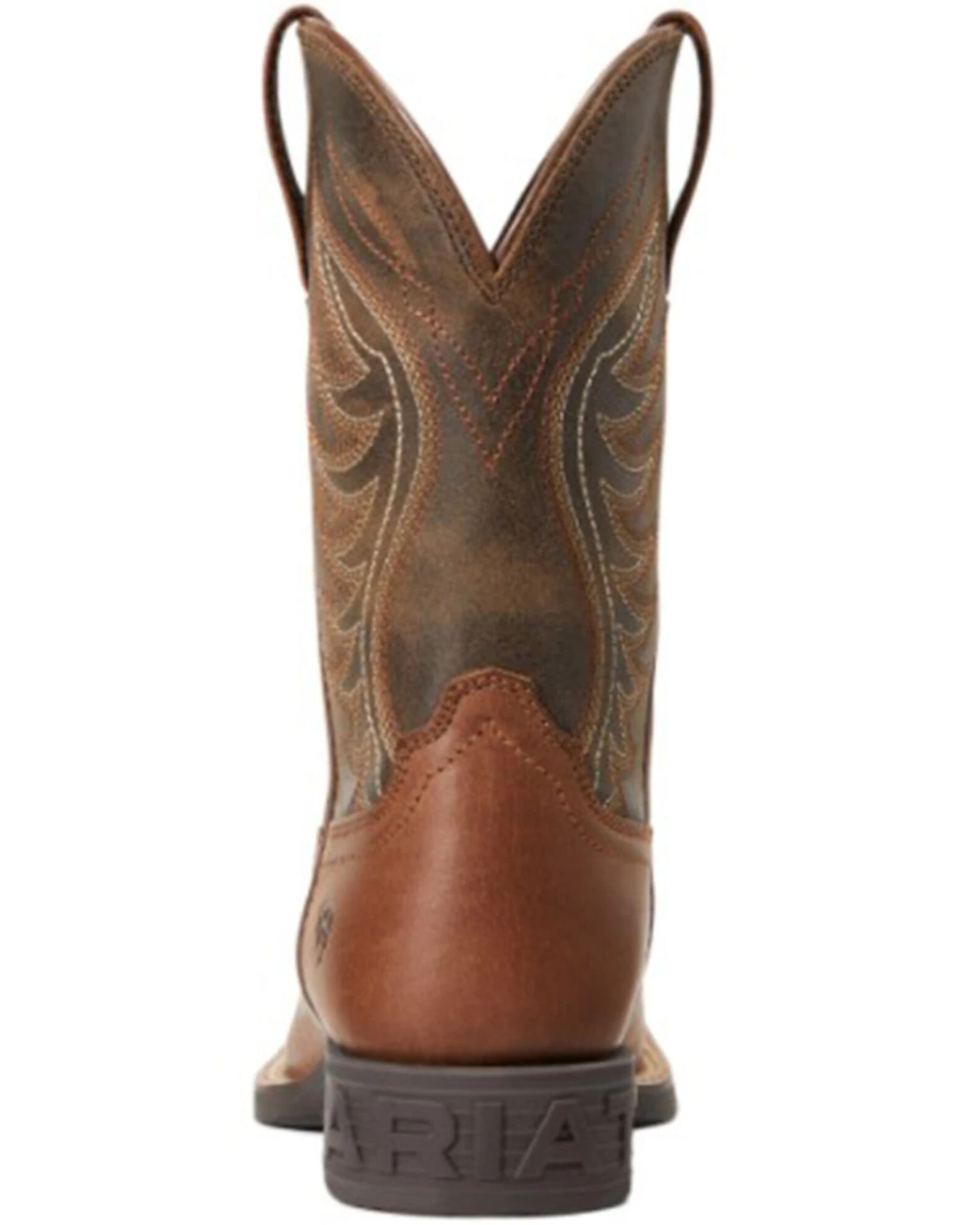 Ariat Boys' Amos Leather Western Boot - Broad Square Toe 5 Ariat Boys' Amos Leather Western Boot - Broad Square Toe - Image 3