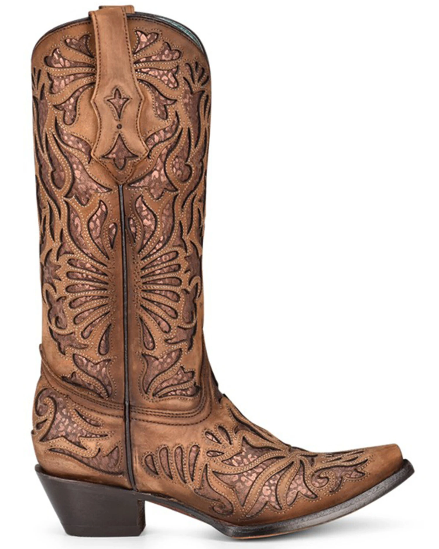 Corral Women's Shedron Inlay Western Boots - Snip Toe 4 Corral Women's Shedron Inlay Western Boots - Snip Toe - Image 2