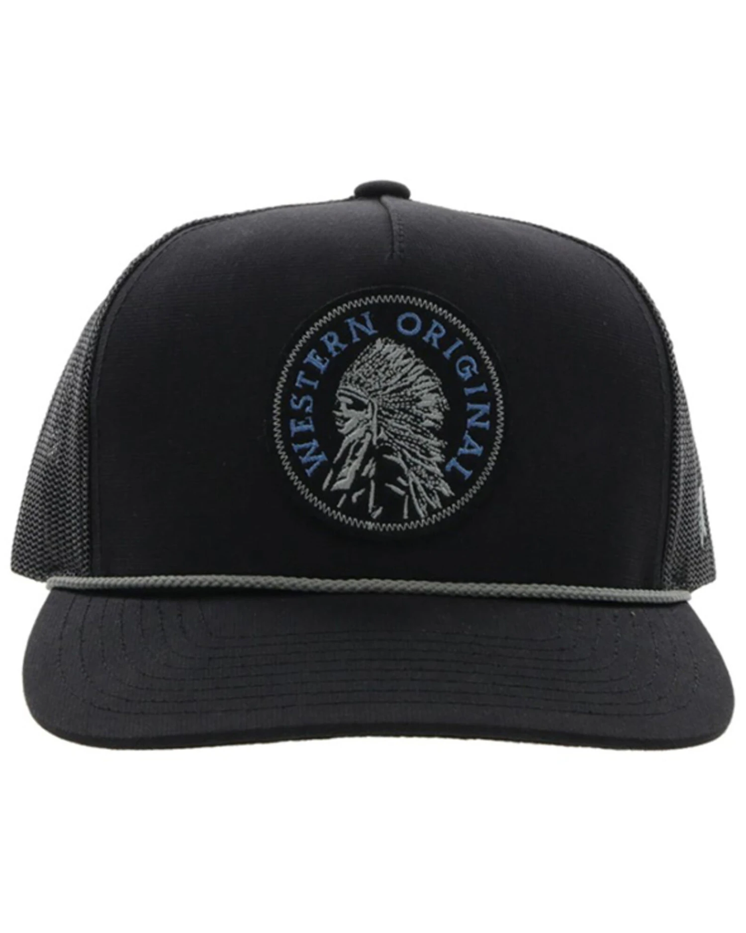 Hooey Men's Quanah Round Patch Mesh Back Trucker Cap 5 Hooey Men's Quanah Round Patch Mesh Back Trucker Cap - Image 3