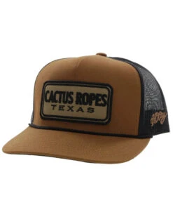 Hooey Men's Cactus Ropes Patch Mesh Back TruckerĀ Cap