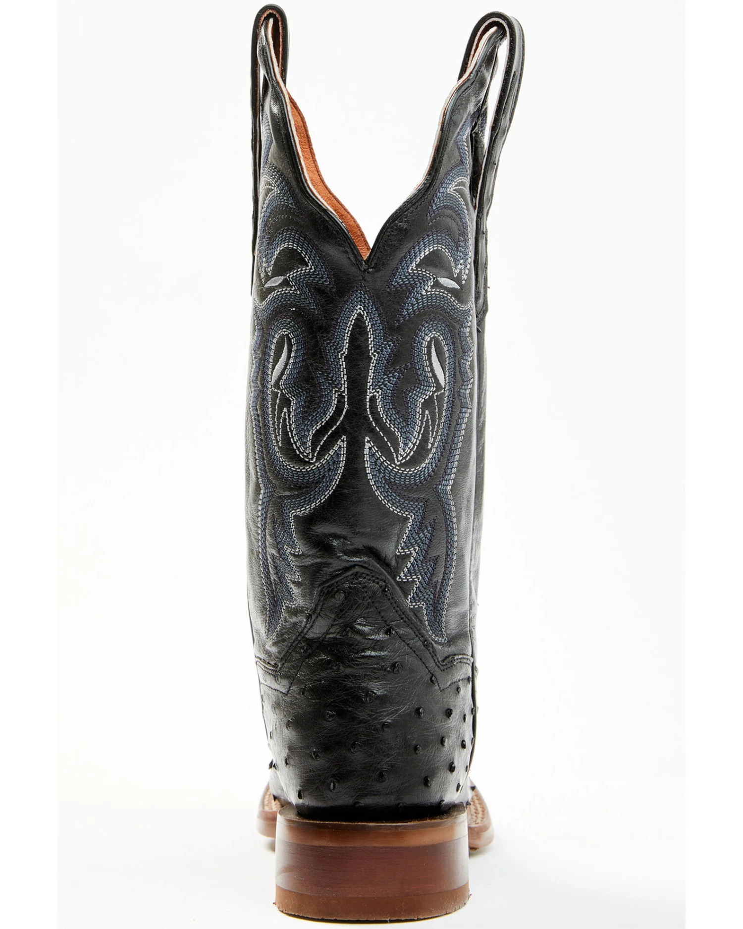 Dan Post Women's Embroidered Ostrich Western Boots - Broad Square Toe 7 Dan Post Women's Embroidered Ostrich Western Boots - Broad Square Toe - Image 5