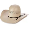 Rodeo King Tan & Ivory 25X Fort Worth Shantung Straw Western Hat 1 Rodeo King Tan & Ivory 25X Fort Worth Shantung Straw Western Hat -Deals ROPER Store 2000361619 200 P1